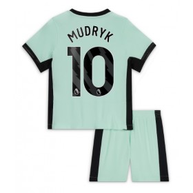 Chelsea Mykhailo Mudryk #10 3rd Trikot 2023-24 Kurzarm (+ kurze hosen)